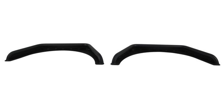 Fishbone Offroad 97-06 Jeep Wrangler TJ Steel Tube Fenders Front 3In Flare - Blk Textured Powdercoat - Bull Strap