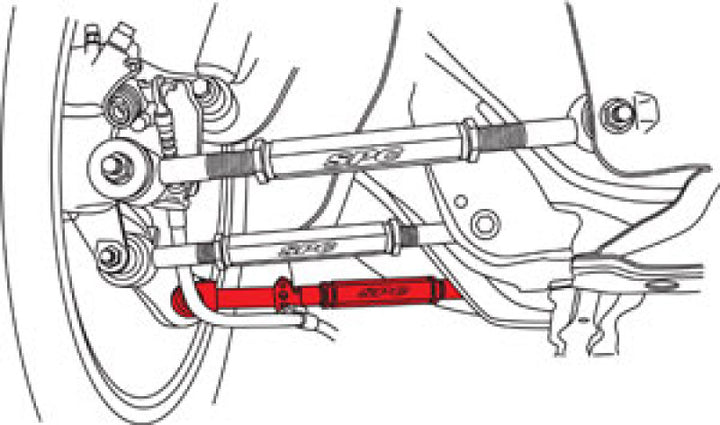 SPC Performance 04-08 Acura TL / TSX Lower Setback Control Arm - Bull Strap