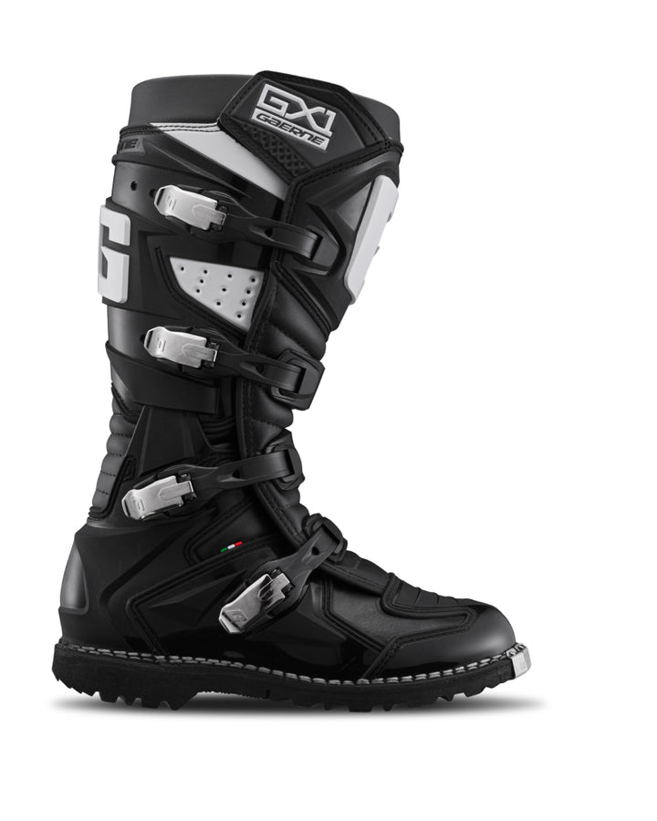 Gaerne GX1 Enduro Boot Black Size - 10 - Bull Strap