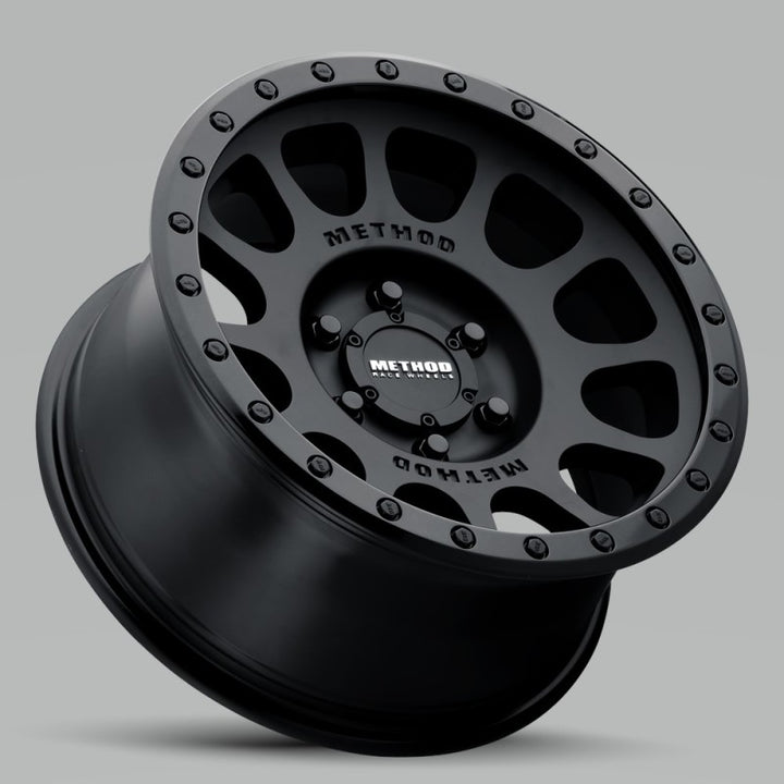 Method MR305 NV 18x9 -12mm Offset 6x5.5 108mm CB Double Black Wheel - Bull Strap