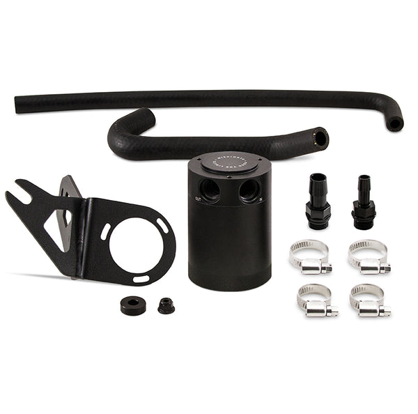 Mishimoto 2018+ Kia Stinger GT Baffled Oil Catch Can - PCV Side - Bull Strap