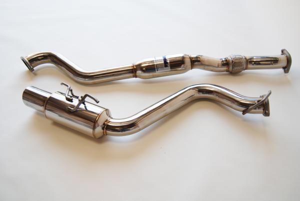 Invidia 08+ WRX / 08-10 STi Hatch N1 Stainless Steel Tip Cat-back Exhaust - Bull Strap