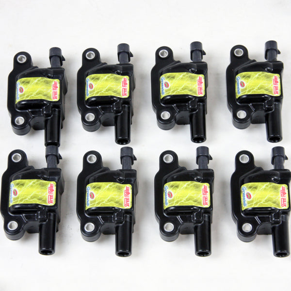 Granatelli 05-13 GM LS1/LS2/LS3/LS4/LS5/LS6/LS7/LS9 Street Fighter Coil Packs - Black (Set of 8) - Bull Strap