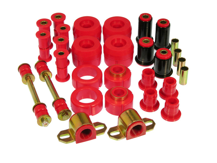 Prothane 87-96 Dodge Dakota 2wd Total Kit - Red - Bull Strap