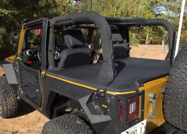 Rugged Ridge Tonneau Cover 07-18 Jeep Wrangler JK 2 Door - Bull Strap