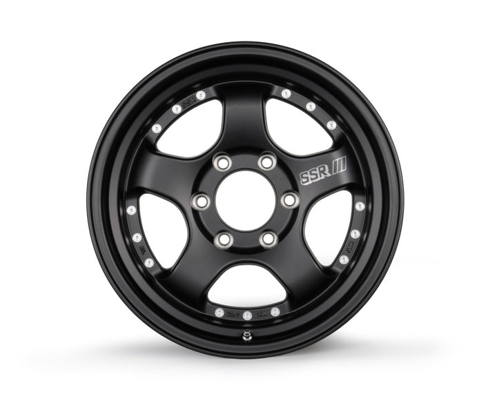 SSR SP1 Trail 17x8.5 +00 6/139.7 Flat Black Wheel - Bull Strap