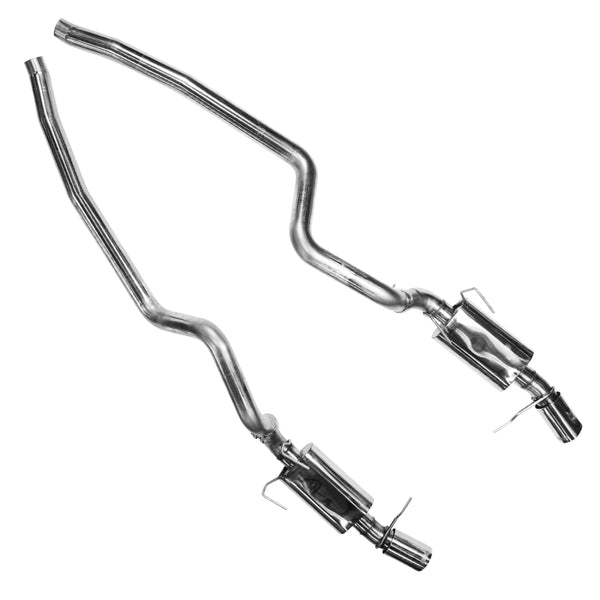 Kooks 11-14 Ford Mustang GT / GT500 2 3/4in x 3in OEM Cat-back Exhaust - Bull Strap