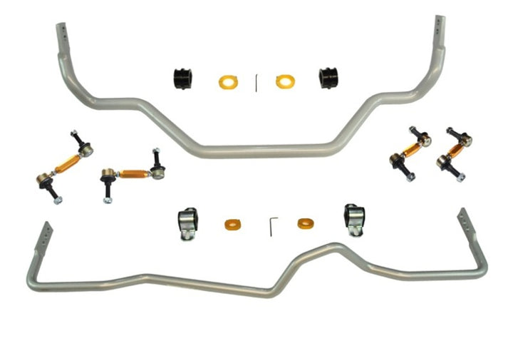 Whiteline 03-08 Nissan 350Z / Infinti G35 Front and Rear Swaybar Assembly Kit - Bull Strap