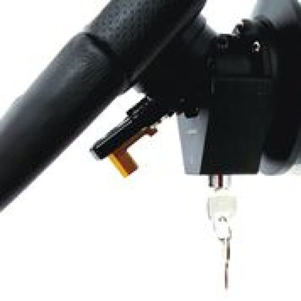NRG Steering Wheel Quick Tilt System w/Lock - Silver - Bull Strap