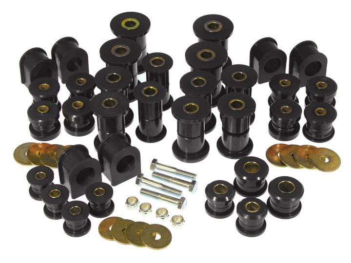 Prothane 99-04 Ford F250 SD 4wd Total Kit - Black - Bull Strap