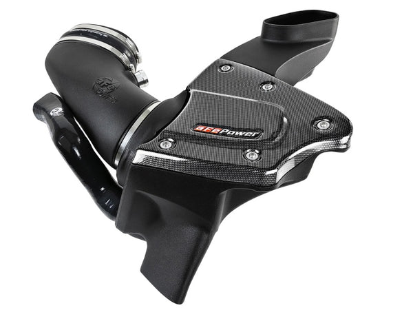 aFe Magnum FORCE Stage-2 Si Pro 5R Carbon Fiber CAI w/Filter 08-13 BMW M3 (E90/92/93) V8-4.0L - Bull Strap