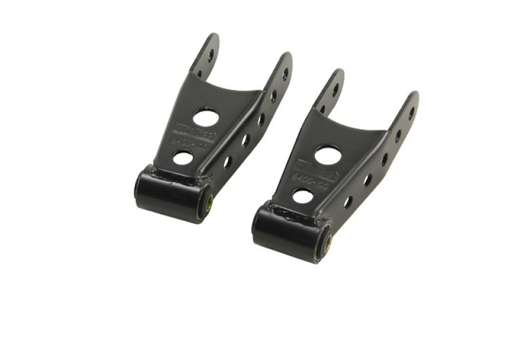 Belltech SHACKLE KIT 2019+ SIlverado / Sierra 2WD/4WD 2in Drop - Bull Strap