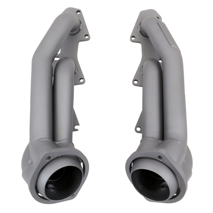 BBK 09-20 Dodge Challenger Hemi 5.7L Shorty Tuned Length Exhaust Headers - 1-3/4in Titanium Ceramic - Bull Strap