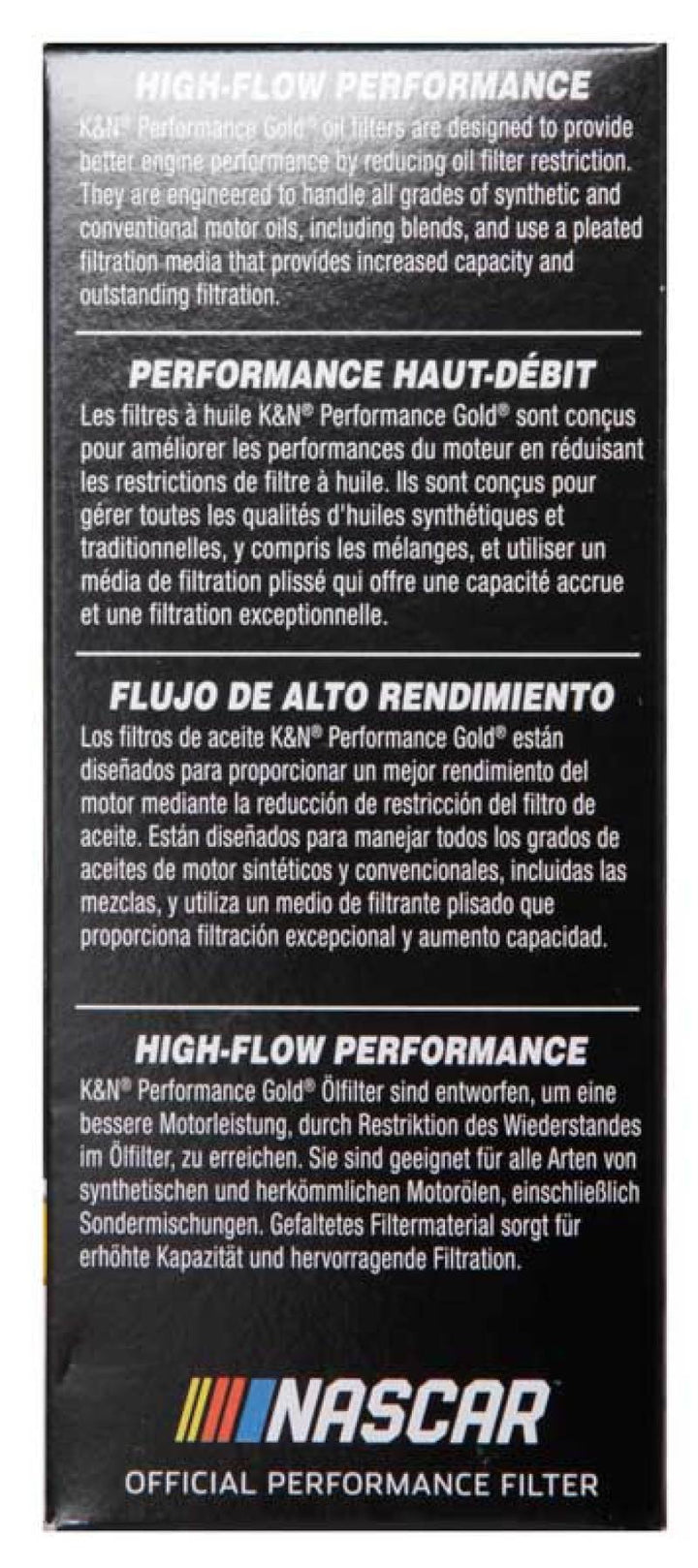 K&N Oil Filter OIL FILTER AUTOMOTIVE - Bull Strap