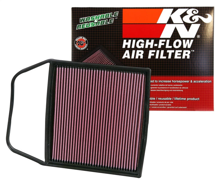 K&N 06-09 BMW 135/335/535 Drop In Air Filter - Bull Strap