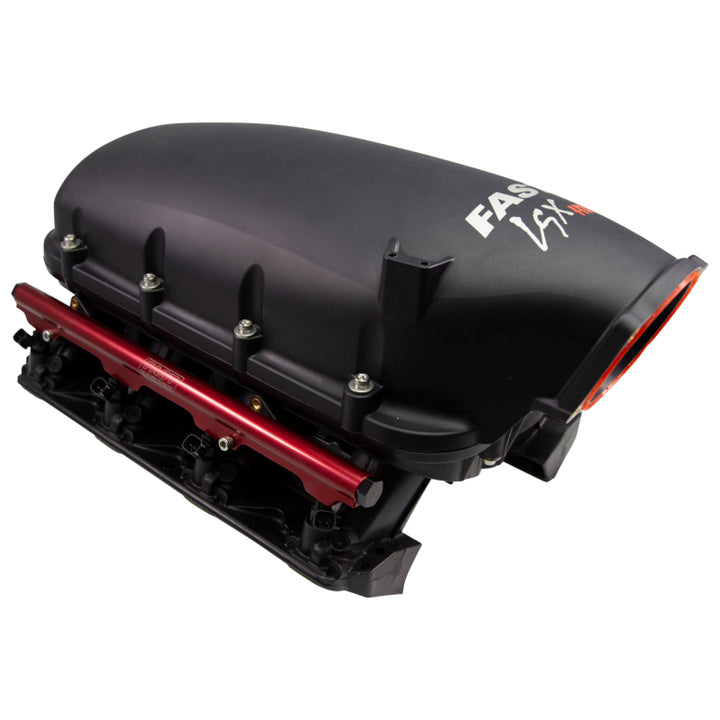 FAST LSX Manifold 103MM GenIII LS Rect Port - Black - Bull Strap