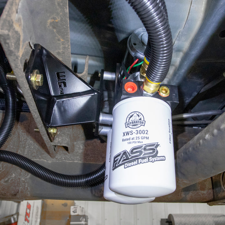 Wehrli 11-16 Chevrolet 6.6L Duramax FASS Fuel System Relocation Bracket (Crew Cab Only) - Bull Strap