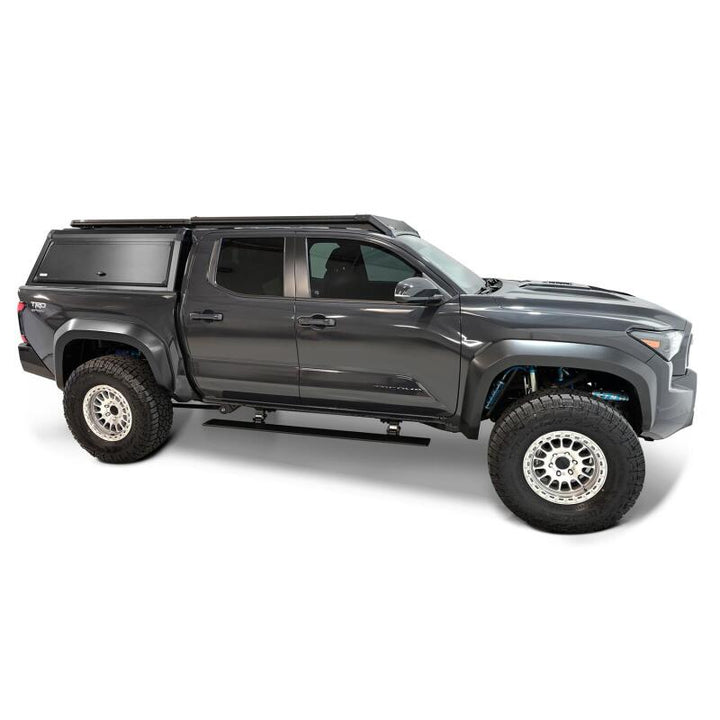 Westin 2024 Toyota Tacoma Double Cab Pro-E Electric Running Boards - Textured Black - Bull Strap