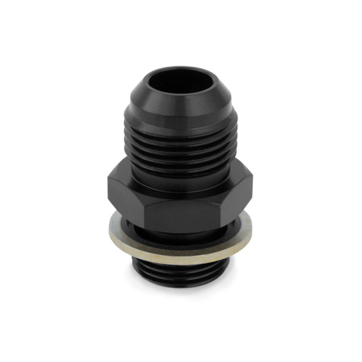 Mishimoto Sandwich Plate Fitting M20 x -10AN Black - Bull Strap