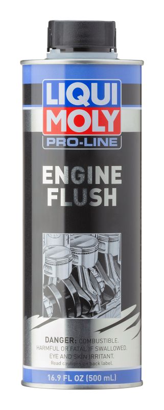 LIQUI MOLY 500mL Pro-Line Engine Flush - Bull Strap