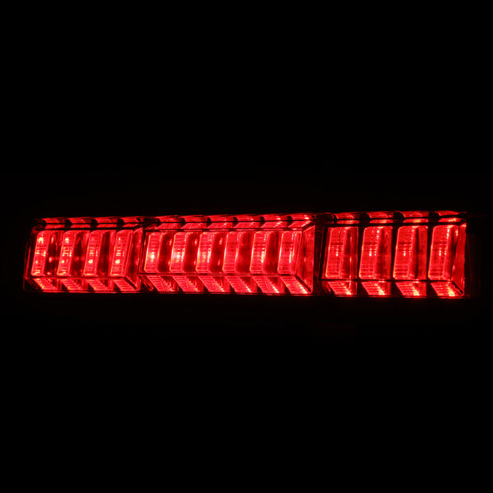 AlphaRex 16-23 Toyota Tacoma LUXX-Series LED 3rd Brake Light Black - Bull Strap