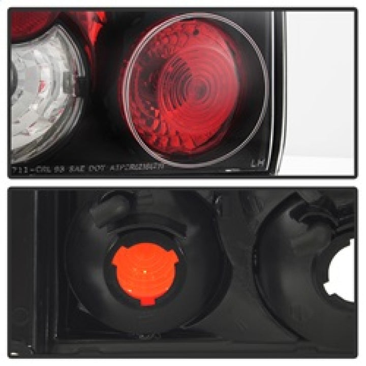 Spyder Toyota Corolla 93-97 Euro Style Tail Lights Black ALT-YD-TC93-BK - Bull Strap