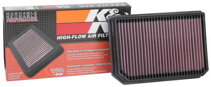 K&N 2019 Mercedes Benz A250 L4 2.0L F/I Replacement Air Filter - Bull Strap