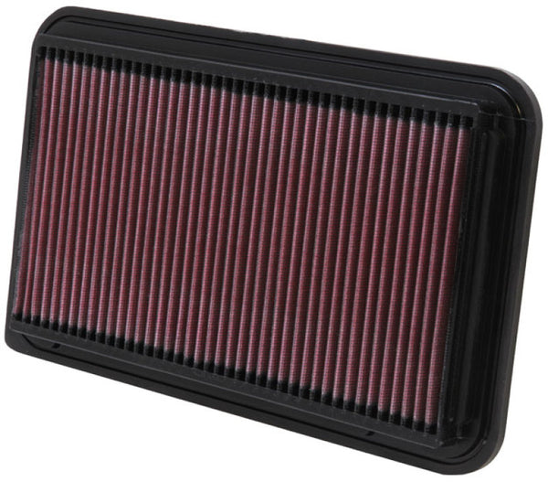 K&N 01-06 Toyota Camry / 04-10 Sienna / 01-09 Highlander / 03-06 Lexus RX330 Drop In Air Filter - Bull Strap