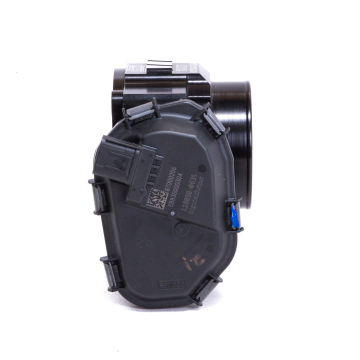 BBK 17-20 Ford F150 Raptor 3.5L EcoBoost 73mm Black Series Billet Throttle Body (CARB EO 17-19 Only) - Bull Strap