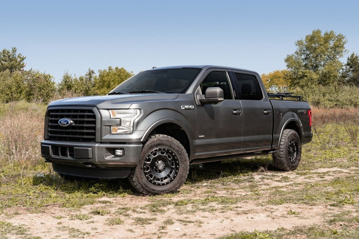 AMP Research 15-22 Ford F150 All Beds BedStep2 - Black - Bull Strap