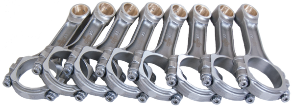 Eagle Ford Small Block Standard I-Beam Connecting Rod 5.400in (Set of 8) - Bull Strap