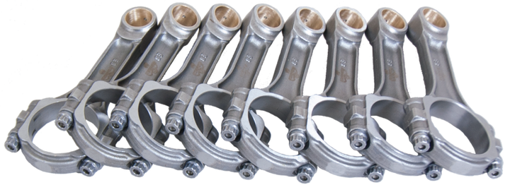 Eagle Ford Small Block Standard I-Beam Connecting Rod 5.400in (Set of 8) - Bull Strap