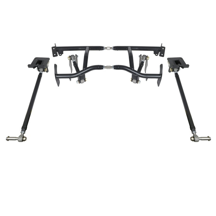 Ridetech 70-81 GM F-Body Bolt-On 4-Link with Double Adj. Bars, R-Joints, Cradle, and Other Hardware - Bull Strap