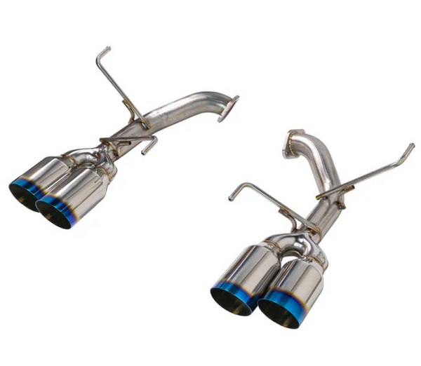 Remark 2022+ Subaru WRX (VB) 4in Axleback Exhaust w/ Burnt Stainless Single Wall Tip - Bull Strap
