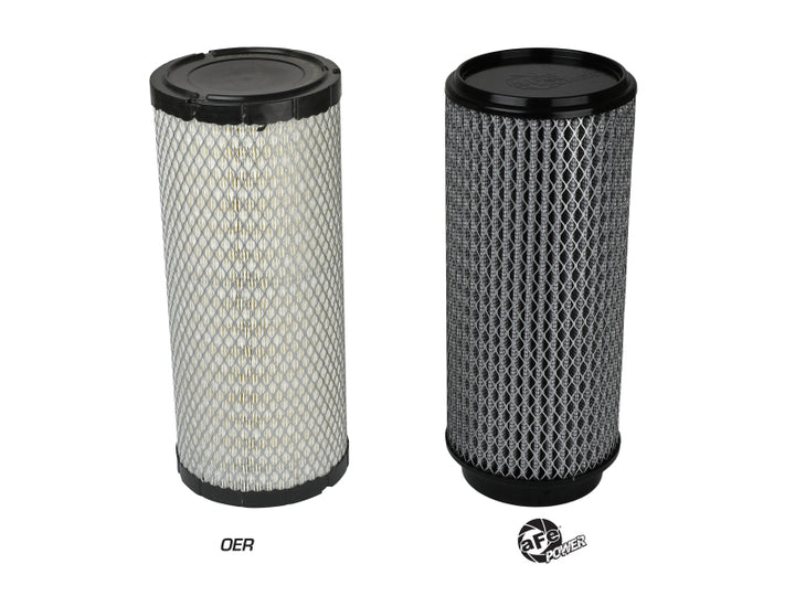 aFe 17-20 Can-Am Maverick Aries Powersport OE Replacement Pro DRY S Air Filter w/ Foam Pre-Filter - Bull Strap