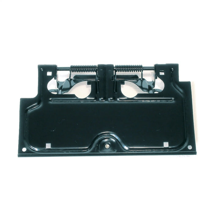 Omix License Plate Bracket Black 87-95 Wrangler YJ - Bull Strap