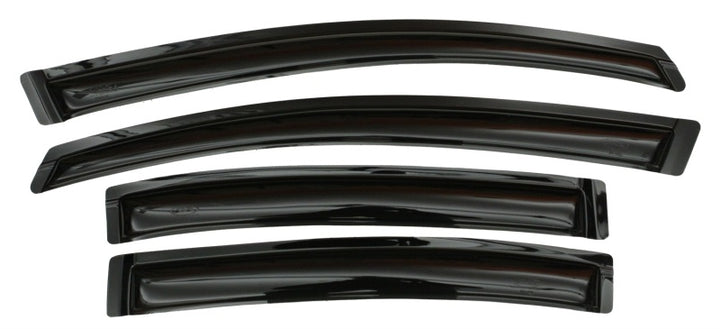AVS 12-15 Honda Civic Ventvisor Outside Mount Window Deflectors 4pc - Smoke - Bull Strap