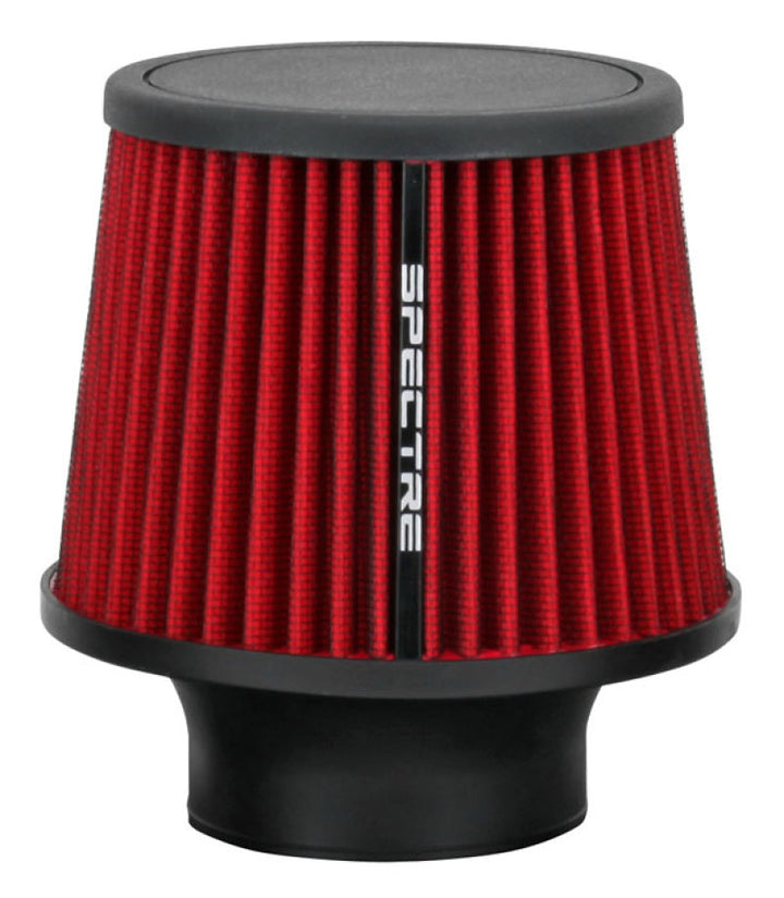 Spectre Conical Air Filter / Round Tapered 3in. - Red - Bull Strap