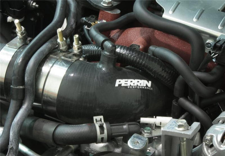 PERRIN 08-14 Subaru WRX / 04-13 Forester XT / 05-09 LGT/OBXT Turbo Inlet Hose - Black - Bull Strap