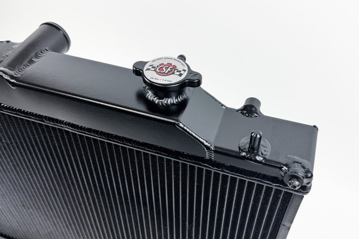 CSF 2022+ Subaru WRX All Aluminum Radiator - Black - Bull Strap