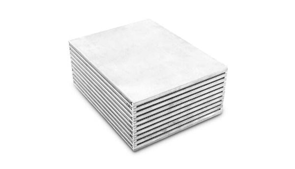 Vibrant 10in W x 4in H x 8in Thick Water to Air Intercooler Core - Bull Strap