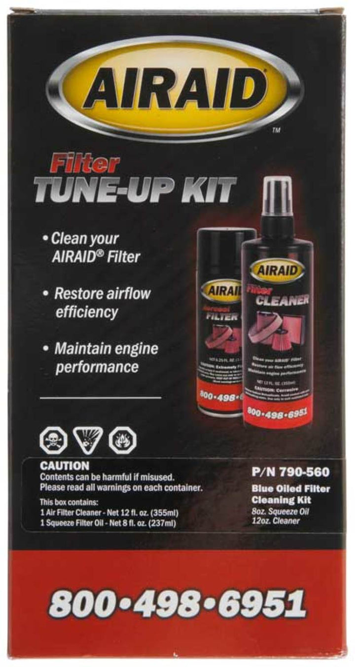 Airaid Renew Kit - 12oz Cleaner / 8oz Squeeze Oil - Bull Strap
