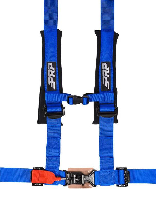 PRP 4.2 Harness with Latch / Link Lap Belt- Blue - Bull Strap