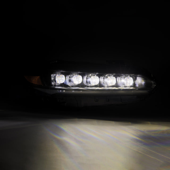 AlphaRex 22-25 Honda Civic NOVA LED Headlights - Alpha Black - Bull Strap