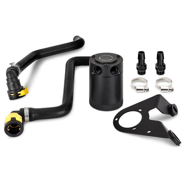 Mishimoto 2021+ Ford Bronco (2.7t) Baffled Oil Catch Can - PCV Side - Bull Strap