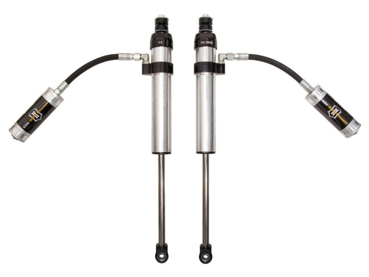 ICON 2005+ Toyota Tacoma 0-1.5in Rear 2.5 Series Shocks VS RR - Pair - Bull Strap
