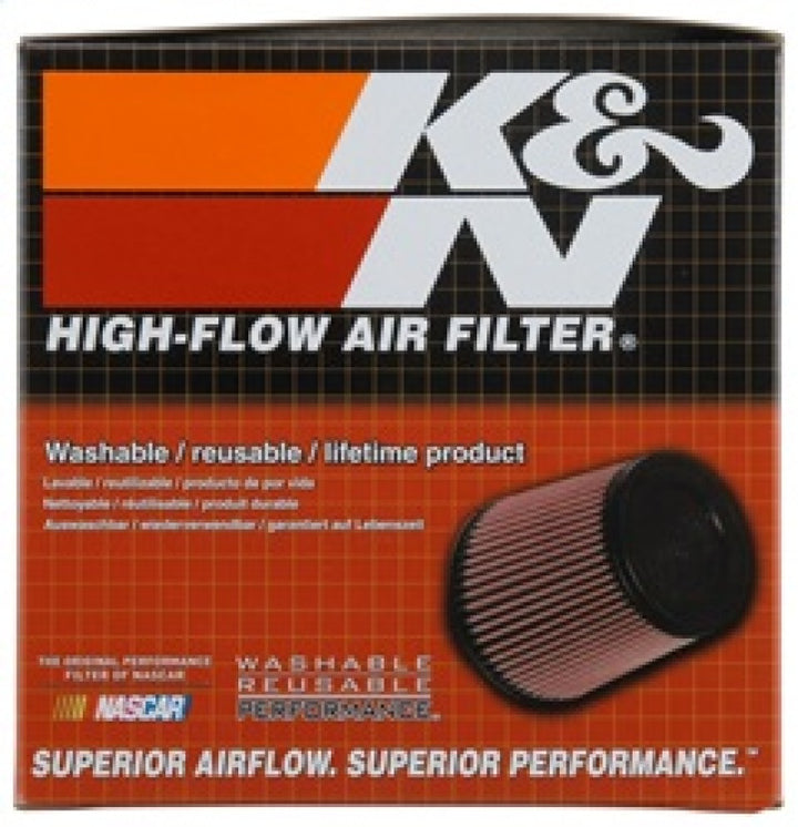 K&N Universal Rubber Filter 5in Flange ID x 6.5in Base OD x 4.5in Top OD x 4.125in Height - Bull Strap