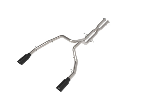 aFe 2025 Dodge RAM 1500 Vulcan Series 304 Stainless Steel Cat-Back Exhaust System w/ Black Tip - Bull Strap