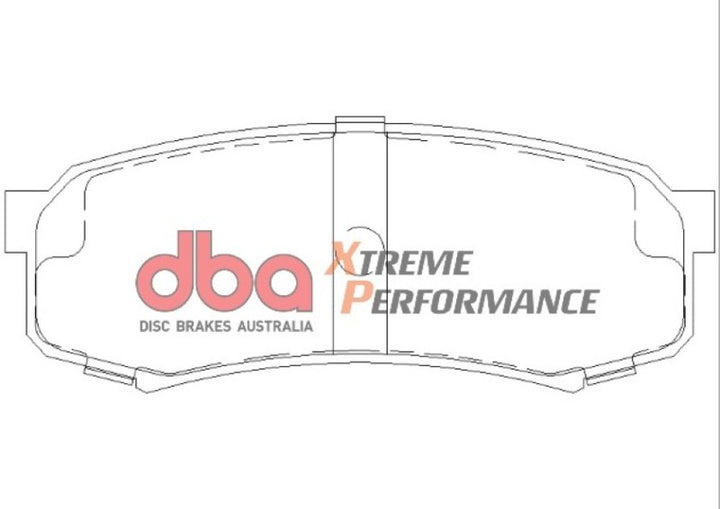 DBA 03-09 Toyota 4Runner XP650 Rear Brake Pads - Bull Strap