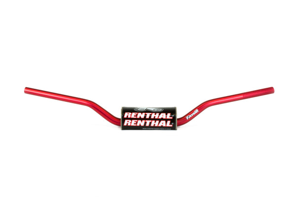 Renthal 04-20 Honda/Kawasaki RC Fatbar - Red - Bull Strap
